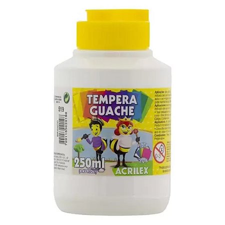 TEMPERA GUACHE 250ML BRANCO