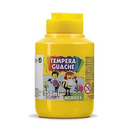 TEMPERA GUACHE 250ML AMARELO OURO