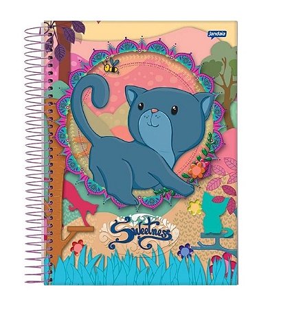 CAD ESPIRAL 1/4 CD 96 FLS SWEETNESS