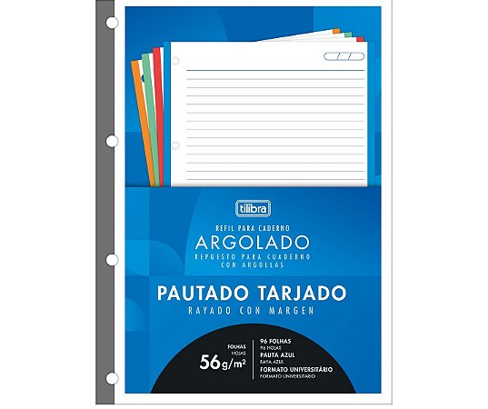 BLOCO DE FICHARIO TARJADO