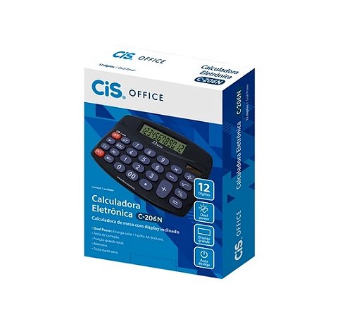CALCULADORA DE MESA C-206N