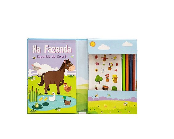 SUPERKIT DE COLORIR: FAZENDA