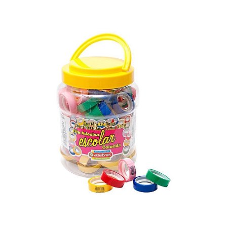 FITA POLISIL COLORIDA 12MMX10M