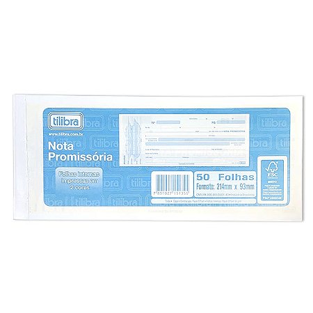 NOTA PROMISSORIA AMARELA 50FLS TILIBRA