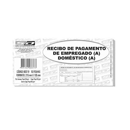 RECIBO DE PAGAMENTO DE EMPREGADO(A) DOMESTICO (A)