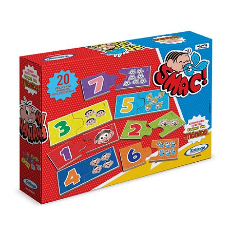 ASSOCIANDO NUMERO A QUANTIDADE TURMA DA MONICA