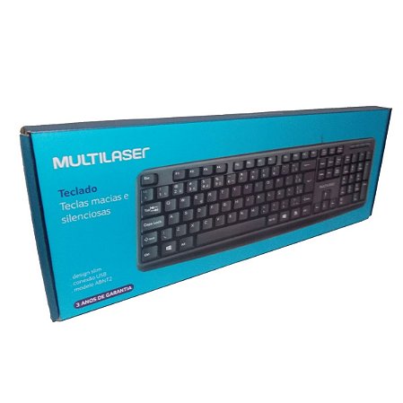 TECLADO STANDARD MOD. 0304 PRETO USB MULTILASER