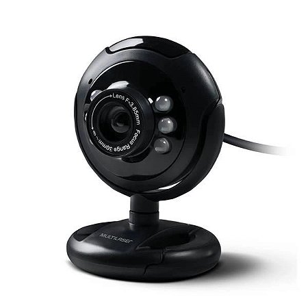 WEBCAM PLUGEPLAY 16MP NIGHTVISION MIC USB PRETO