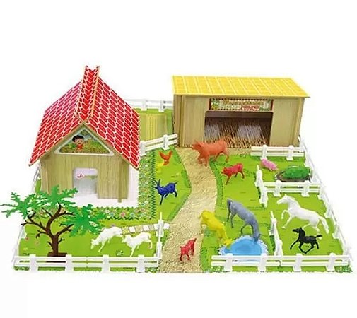 FAZENDINHA JUNGES COM 160PCS