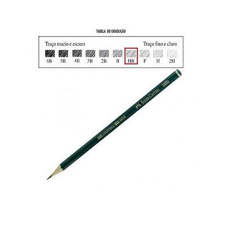 LAPIS GRAFITE CASTELL 9000 SEXTAVADO HB