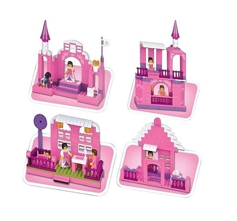 REINO COR DE ROSA CASTELO DA PRINCESA