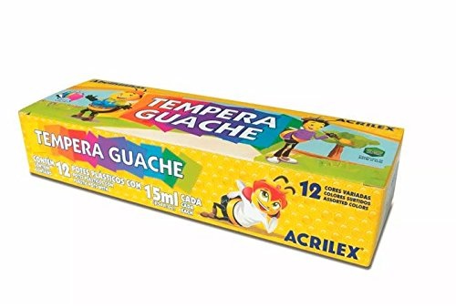TEMPERA GUACHE/15ML 12 CORES