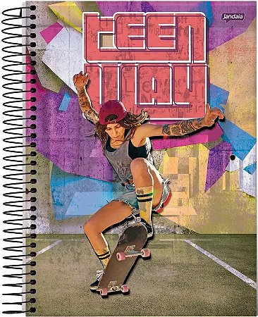 CAD ESPIRAL UNIV CD 10X1 200 FLS TEEN WAY FSC