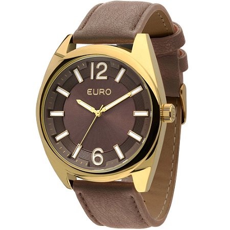 E-PULSO DOURADO PULSEIRA COURO QZ F - EU(DCRE: 15988852)