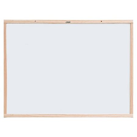 QUADRO BRANCO 40X50 CM MOLDURA MADEIRA