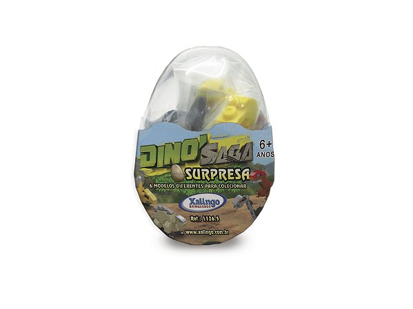 DINO SAGA-OVO SURPRESA COLECIONAVEL