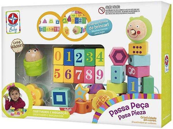 PASSA PECA DE MADEIRA