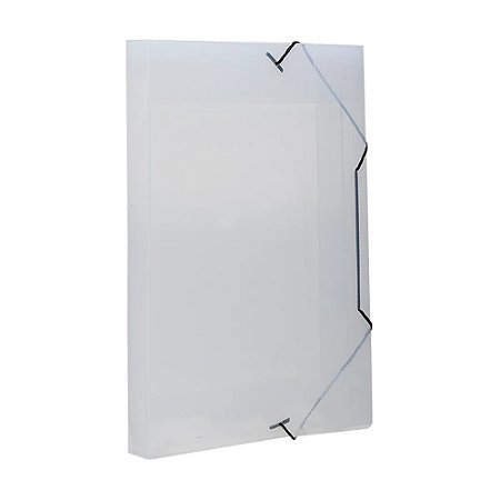 PASTA ABA ELAS. OFICIO LOMBO 3CM LINE CRISTAL