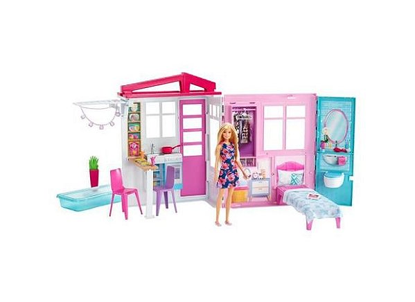 FXG55 BARBIE-CASA GLAM COM BONECA