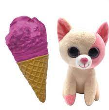 PELUCIA GATINHOS VIRA SORVETE