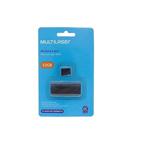 2X1: LEITOR USB + CARTAO DE MEMORIA CLASSE 10 32GB