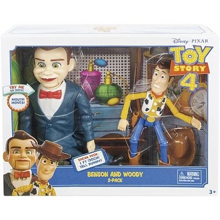 GGJ89 TOY STORY 4    TOY STORY PACOTE 2 WOODY E DUMMY GGJ89