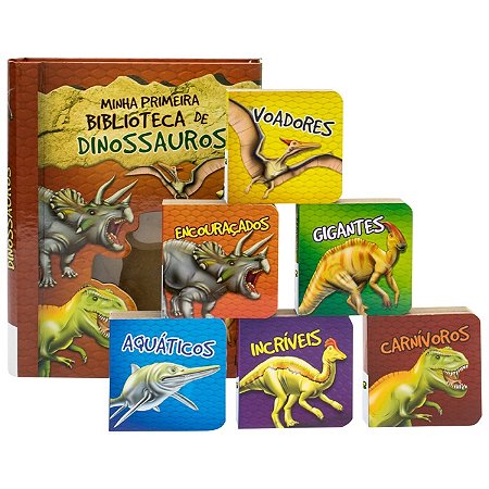BOX C/6 UND: MINHA PRIMEIRA BIBLIOTECA DE DINOSSAUROS