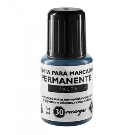 TINTA PARA MARCADOR PERMANENTE PRETO 20M