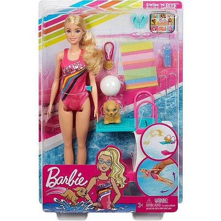 GHK23 BARBIE EXPLORAR E DESCOBRIR BARBIE NADADORA