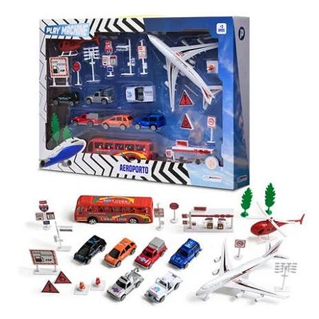 PLAY MACHINE - PLAY SET AVIAO AEROPORTO (05)