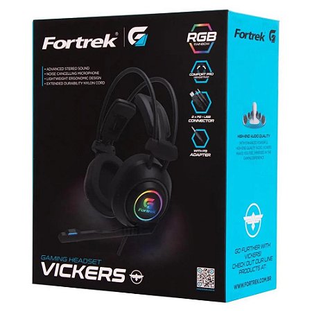 HEADSET GAMER FORTREK VICKERS