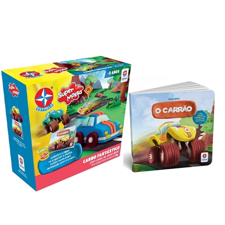 SUPER MASSA CARRO FANTASTICO COM LIVRO