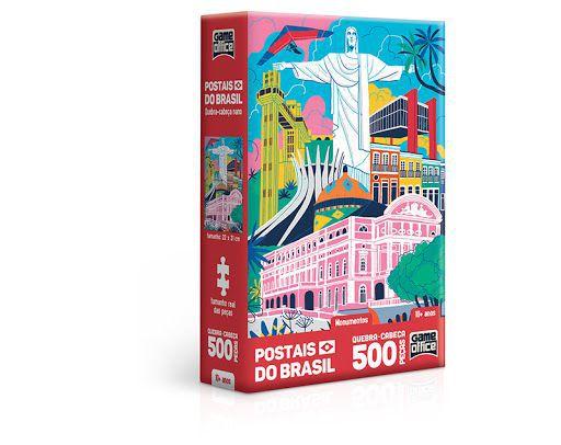 POSTAIS DO BRASIL - MONUMENTOS - QC 500 PECAS NANO