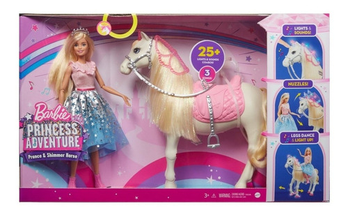 GML79 BARBIE AVENTURA DAS PRINCESAS COM CAVALO