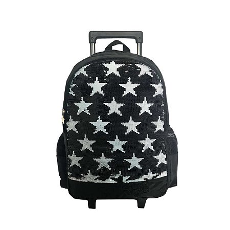 MOCHILA CARRINHO JUVENIL SWEET GIRL POL PRETO - SGC1U01