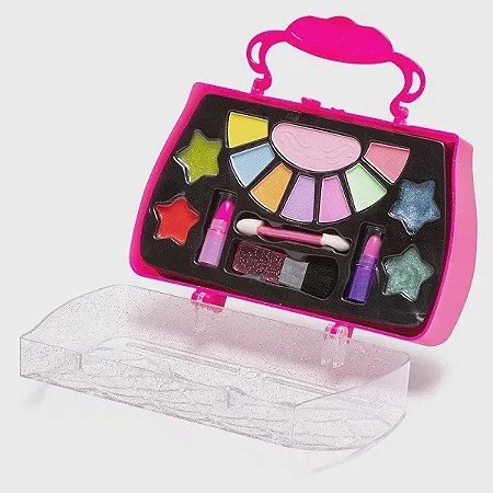 MK06 - MAQUIAGEM INFANTIL (KIT SOMBRAS, BATOM E GLOSS MAKEBRINQ) - 7898506726530