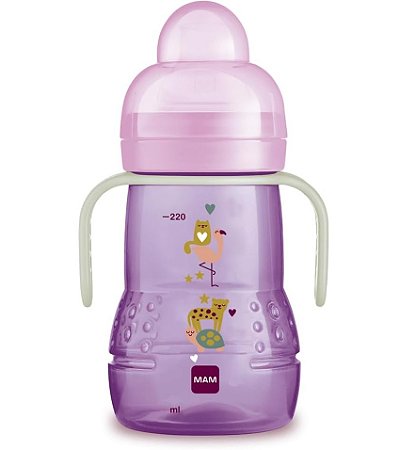 COPO MAM TRAINER NIGHT 220ML - ROSA