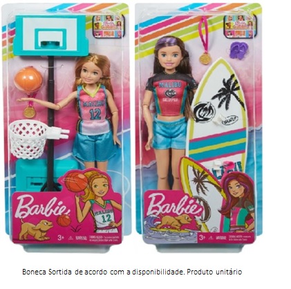 BARBIE FAMILY AVENTURA IRMAS C/ACESS. UNIDADE GHK34 - MATTEL