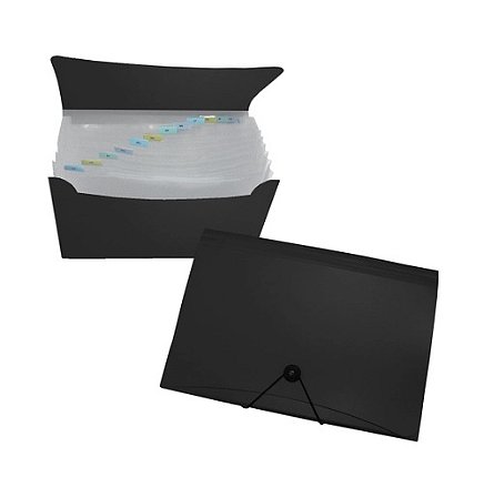 PASTA PP SANFON OFICIO C/12DIV UN PRETO