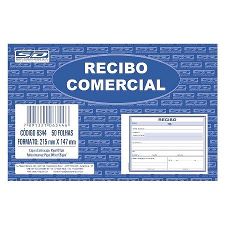 RECIBO COM. 1/16 S/CANHOTO BCO 50FL S.DOMINGOS(E)