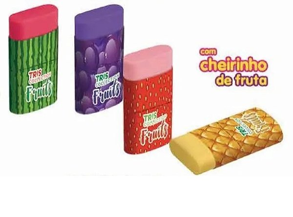 BORRACHA TRIS FRUITS