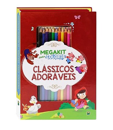 MEGAKIT PARA COLORIR: CLASSICOS ADORAVEIS