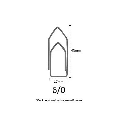 CLIPS GALV. BACCHI 6/0 C/50(E)