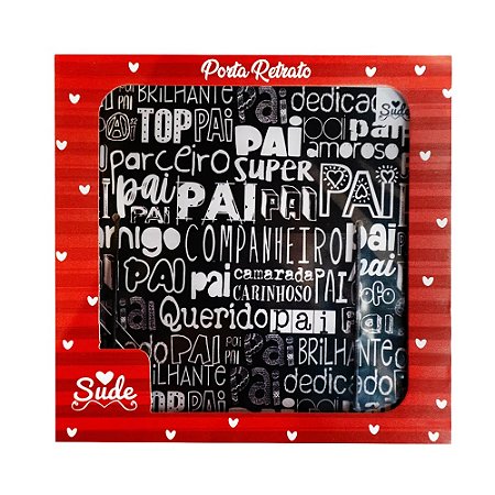 PORTA RETRATO ACRILICO PALAVRAS PARA PAI
