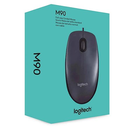 MOUSE USB M90 PRETO LOGITECH