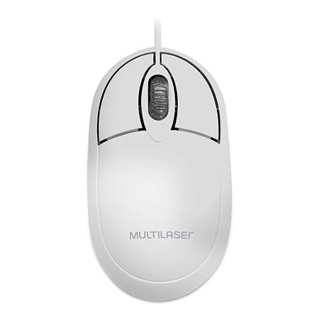 MOUSE CLASSIC BOX OPTICO FULL BRANCO USB