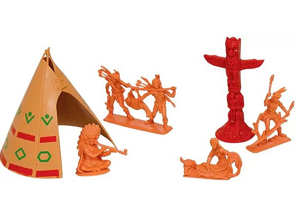 ACAMPAMENTO APACHE/COWBOYS COLORIDOS