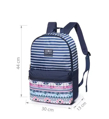 MOCHILA HANG LOOSE CARIBEAN AZUL ESTAMPADO  EAN :7899920885025