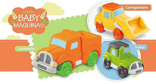 ROMA - COLECAO BABY MAQUINAS VEICULOS BRINQ. VINIL