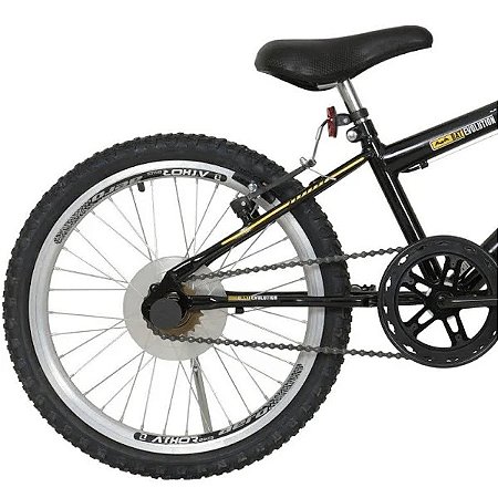 BIC. ARO 20 MTB S/M EVOLUTION BAT PRETA ADESIVO AMARELO
